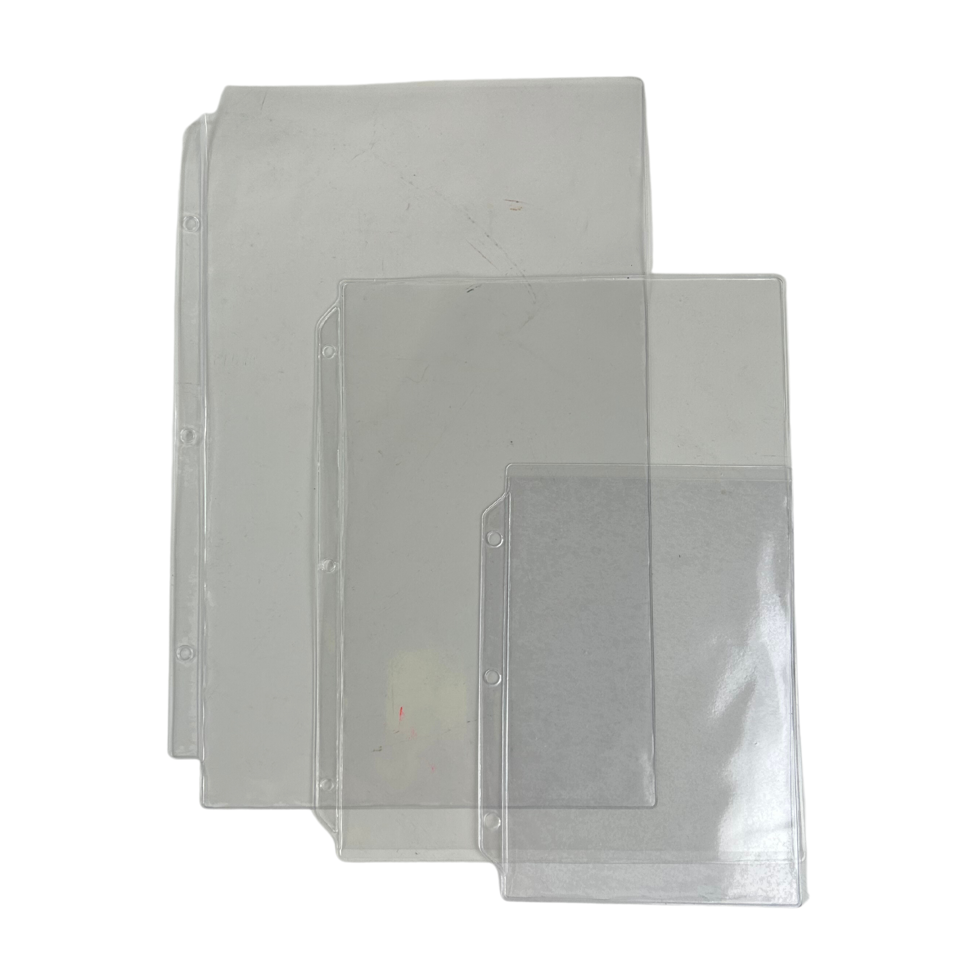 Clear Vinyl Page Protectors Menu Designs