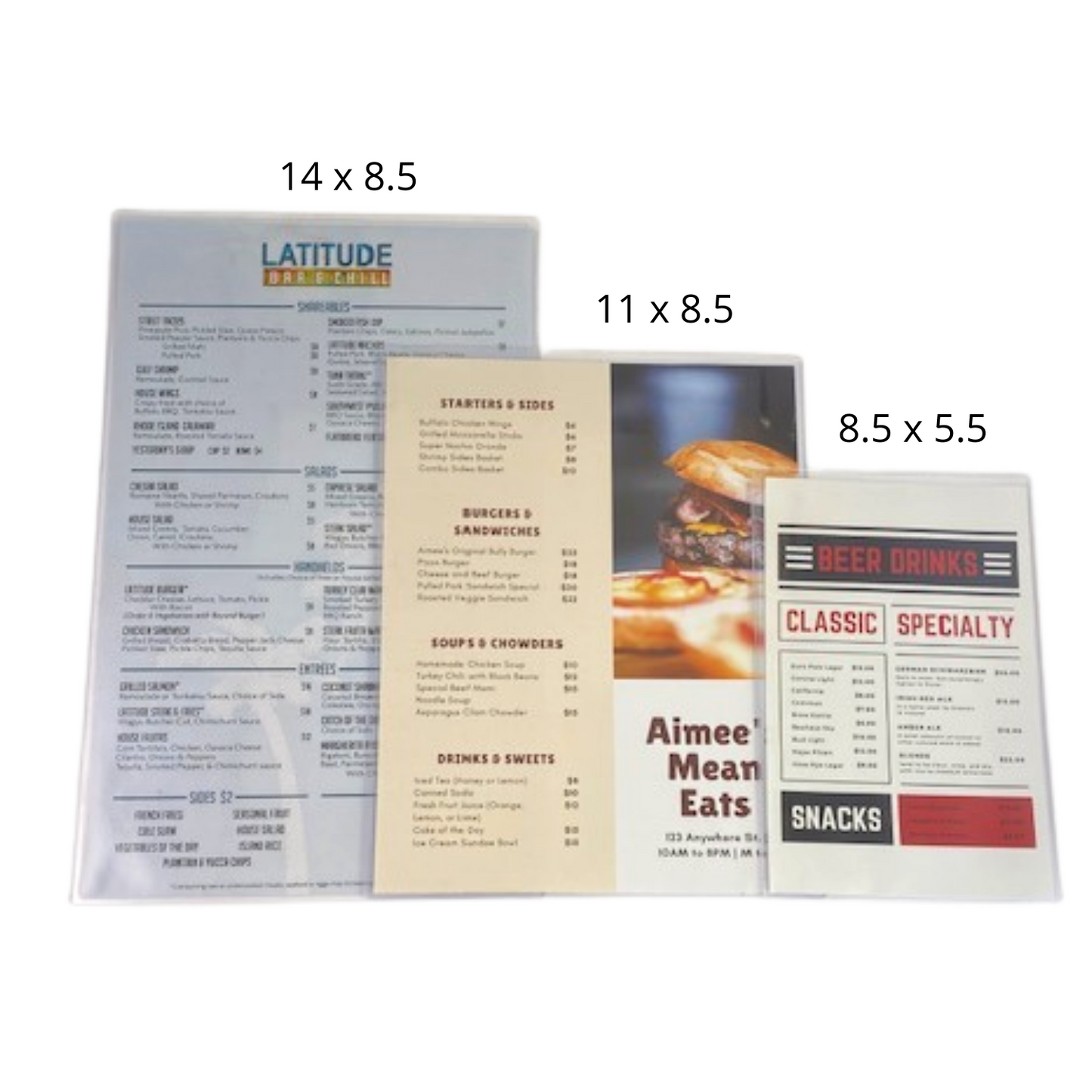 All Clears - Two Panel/Center Open