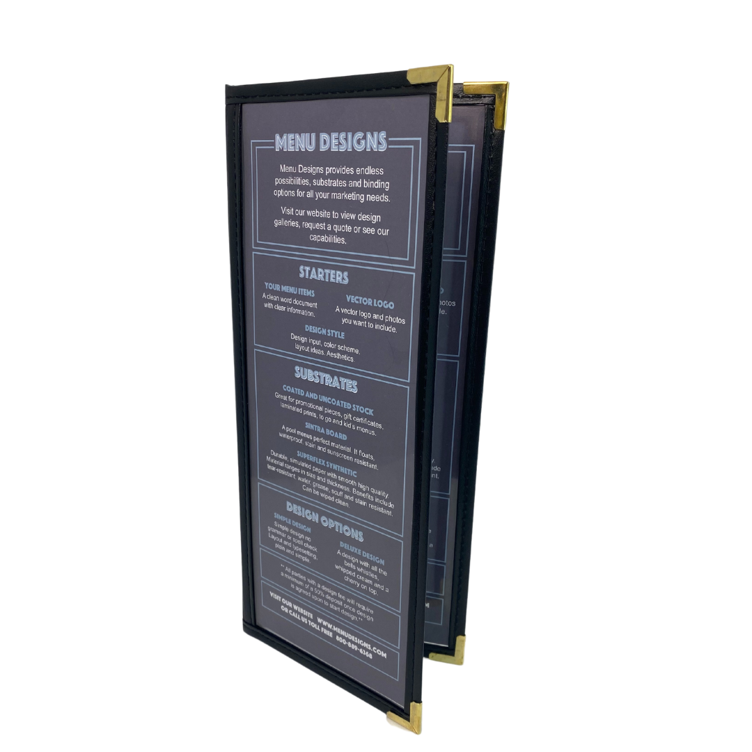 Cafe Menu Covers- Two Panel