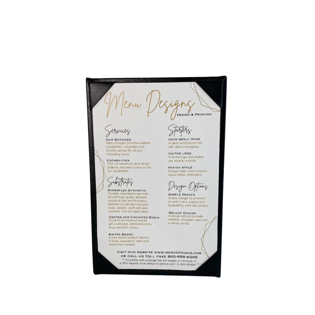 Plaza Menu Board - One Panel