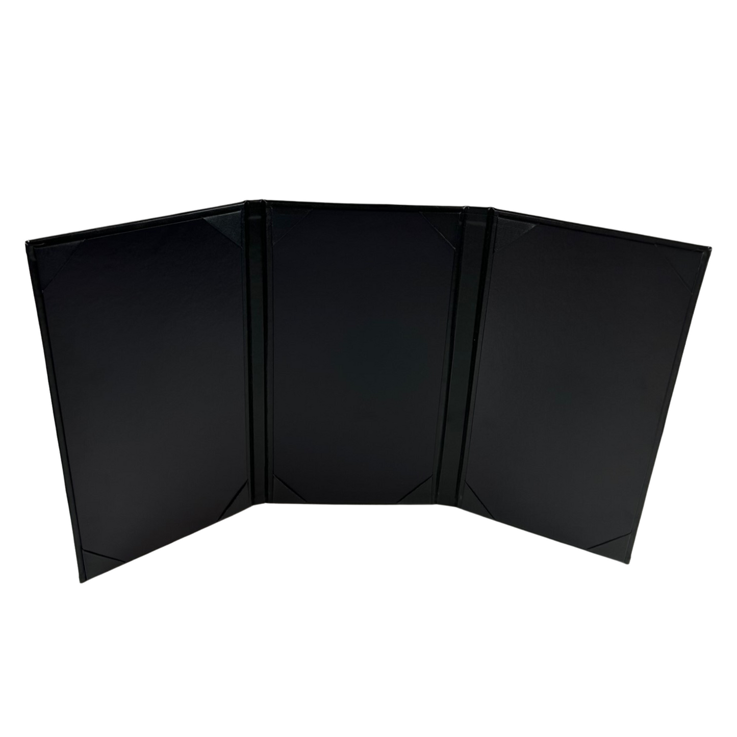 Tri-Fold Three Panel Menu Covers