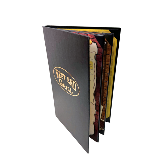  'West End Grill' Menu Cover