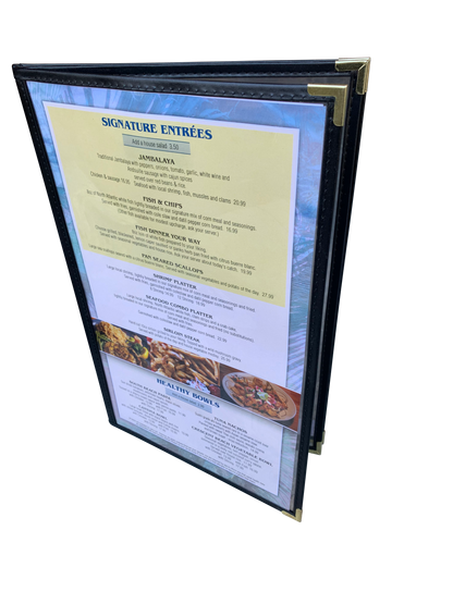 Cafe Menu Covers- Two Panel