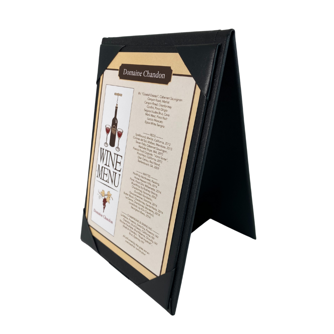 Table Aframe Menu A-Frame Table Tent – Menu Designs