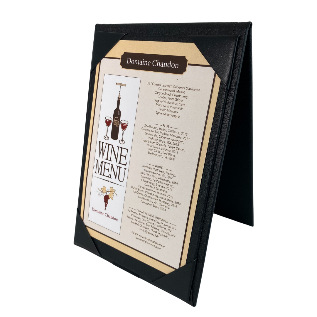Table Aframe Menu A-Frame Table Tent – Menu Designs