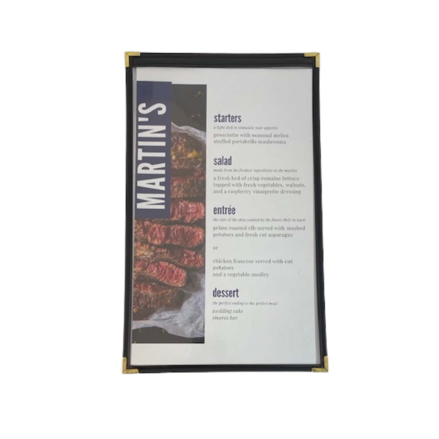 Cafe Menu Covers - One Panel