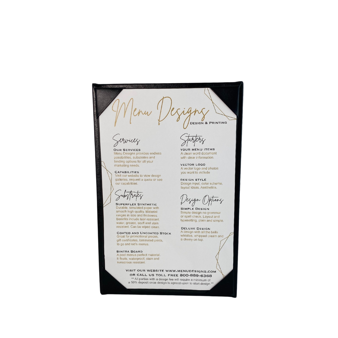 Plaza Menu Board - One Panel – Menu Designs