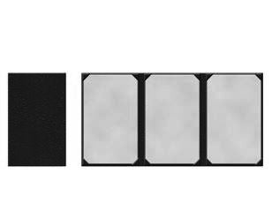 Tri-Fold Three Panel Menu Covers